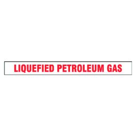 DECAL - V302BB - 3" LIQUEFIED PETROLEUM GAS - 36" x 4"