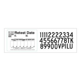 DECAL - V32-10 - 10-YEAR INSPECTION KIT - 18" x 6"