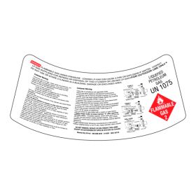 DECAL - V55R - 2-IN-1 CYLINDER COLLAR LABEL - 7-3/8" x 3-3/8"