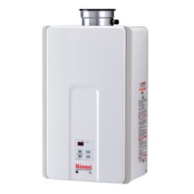 RINNAI HIGH-EFFICIENCY TANKLESS WATER HEATER - INDOOR - NAT GAS - 199,000 BTU